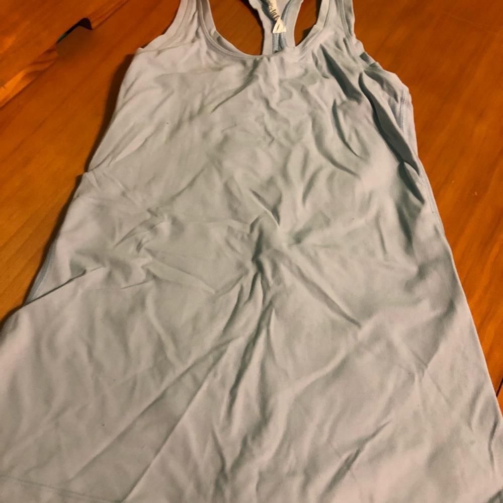Baby Blue cool racer back tank